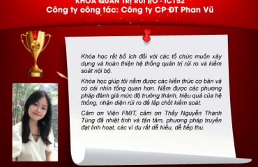 Vinh danh chị Nguyễn Thị Nguyên Y khóa IC152